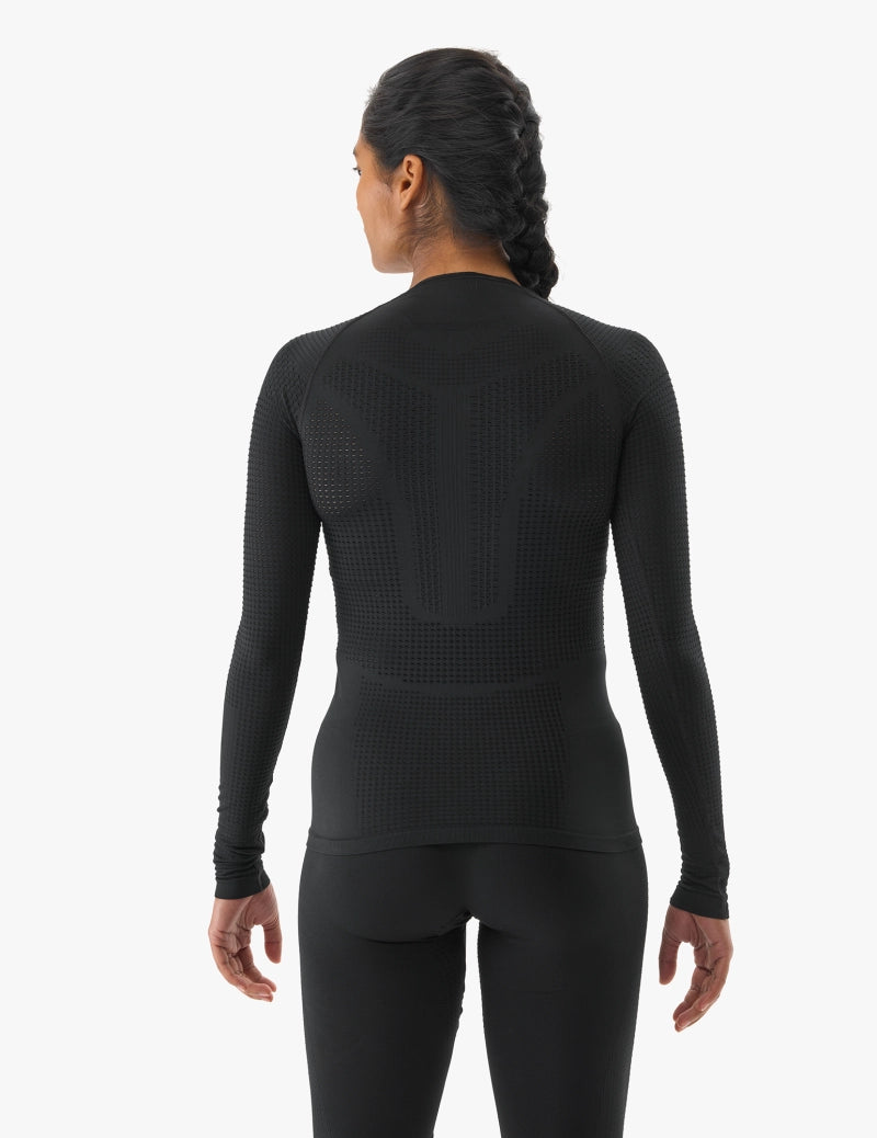 Tee-shirt manches longues femme  Compressport On/Off Base Layer noir