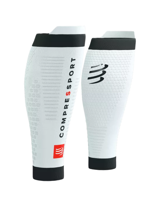 Manchons de compression mollet Compressport R2 3.0 blanc