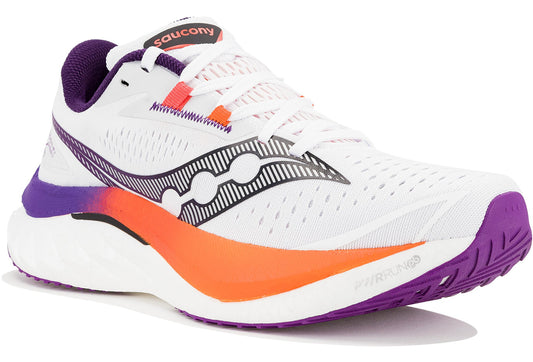 Chaussure Route Endorphin speed 4 Saucony femme blanche