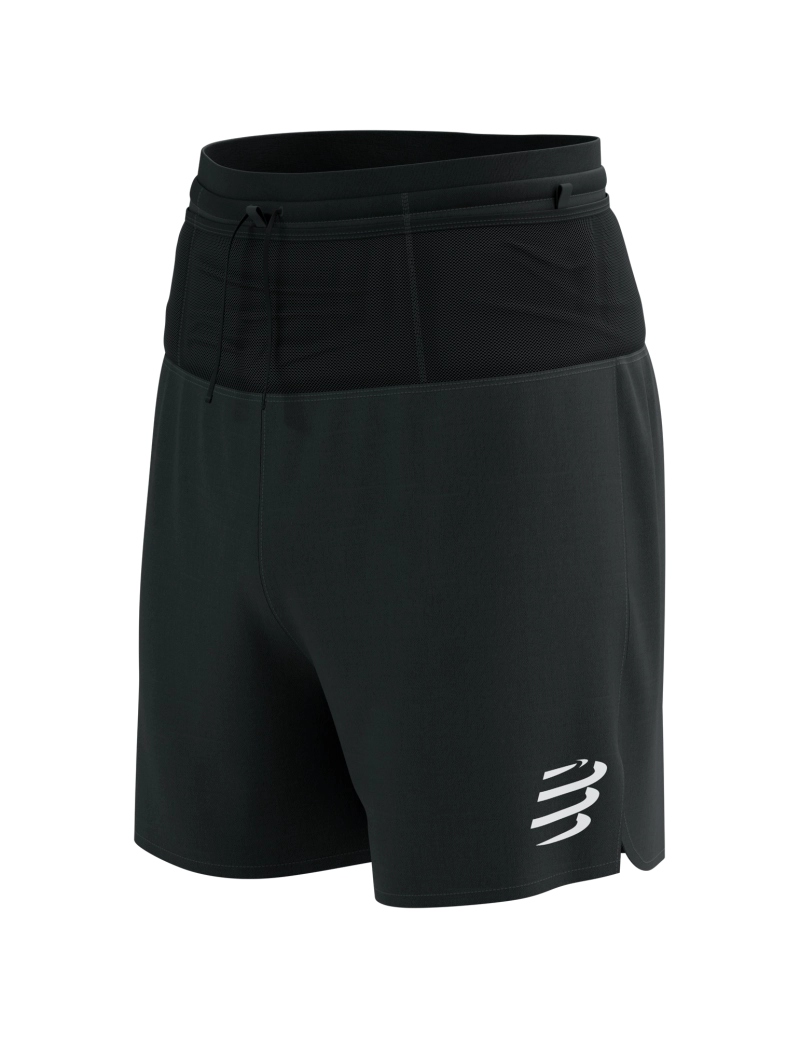 Short homme Compressport Trail Racing 2-In-1 Short noir